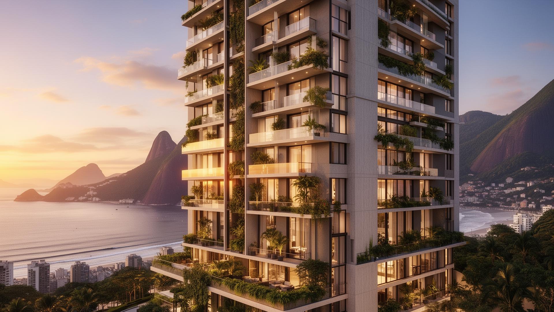 Torre multifamiliar residencial de luxo — gestão de incorporação